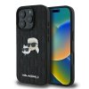 Karl Lagerfeld KLHCP16LPGKLKCPK iPhone16 Pro 6.3 czarny/black hardcase Monogram Karl&Chaoupette Head Pin