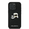 Karl Lagerfeld KLHCP16XPGKLKCPK iPhone16 Pro Max 6.9 czarny/black hardcase Monogram Karl&Chaoupette Head Pin