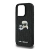 Karl Lagerfeld KLHCP16XPGKLKCPK iPhone16 Pro Max 6.9 czarny/black hardcase Monogram Karl&Chaoupette Head Pin