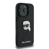Karl Lagerfeld KLHCP16LPGKLKIPK iPhone16 Pro 6.3 czarny/black hardcase Monogram Karl Head Pin