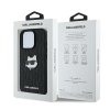 Karl Lagerfeld KLHCP16XPGKLCHPK iPhone16 Pro Max 6.9 czarny/black hardcase Monogram Choupette Head Pin