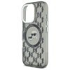 Karl Lagerfeld KLHMP16LHMCKMHK iPhone 16Pro 6.3 czarny/black IML Monogram Karl&Choupette Head MagSafe