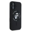 Karl Lagerfeld KLHMP16MSCMKCRHK iPhone16 Plus 6.7 czarny/black hardcase Silicone Karl&Choupette Ring MagSafe