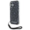Karl Lagerfeld KLHCP16SHZBPKCCU iPhone16 6.1 fioletowy/purple Zebra With Cord