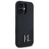 Karl Lagerfeld KLHMP16SSCMKMPCK iPhone   16 6.1 czarny/black hardcase Silicone Shadow Metal Initial MagSafe