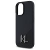 Karl Lagerfeld KLHMP16SSCMKMPCK iPhone   16 6.1 czarny/black hardcase Silicone Shadow Metal Initial MagSafe