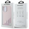 Karl Lagerfeld KLHMP16SSCMKMPCP iPhone   16 6.1 różowy/pink hardcase Silicone Shadow Metal Initial MagSafe