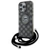 Karl Lagerfeld KLHMP16LHCKCKLCK iPhone 16 Pro 6.3 czarny/black hardcase IML Crossbody Monogram Karl & Choupette Head MagSa