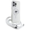Karl Lagerfeld KLHMP16XHCCHNT iPhone 16  Pro Max 6.9 hardcase transparent IML Choupette Head & Cord Magsafe