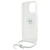 Karl Lagerfeld KLHMP16XHCCHNT iPhone 16  Pro Max 6.9 hardcase transparent IML Choupette Head & Cord Magsafe