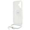 Karl Lagerfeld KLHMP16SHCKHNT iPhone 16  6.1 hardcase transparent Crossbody IML Karl Head Magsafe