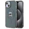 Karl Lagerfeld KLHMP15SHLSKIK iPhone 15  6.1 czarny/black hardcase IML Metal Karl Head MagSafe