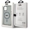 Karl Lagerfeld KLHMP15SHLSKIK iPhone 15  6.1 czarny/black hardcase IML Metal Karl Head MagSafe