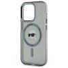 Karl Lagerfeld KLHMP15LHLSKIK iPhone 15  Pro 6.1 czarny/black hardcase IML Metal Karl Head MagSafe