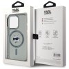 Karl Lagerfeld KLHMP15XHLSCHK iPhone 15  Pro Max 6.7 czarny/black hardcase IML Metal Choupette Head MagSafe