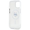 Karl Lagerfeld KLHMP15MHLSCHH iPhone 15  Plus 6.7 biały/white hardcase IML Metal Choupette Head MagSafe