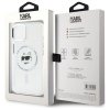 Karl Lagerfeld KLHMP15MHLSCHH iPhone 15  Plus 6.7 biały/white hardcase IML Metal Choupette Head MagSafe
