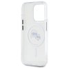 Karl Lagerfeld KLHMP15XHLSKCH iPhone 15  Pro Max 6.7 biały/white hardcase IML Metal Karl&Choupette Head MagSafe
