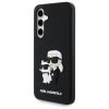 Karl Lagerfeld KLHCS24FE3DRKCNK S24 FE   S721 czarny/black hardcase 3D Rubber Karl&Choupette