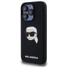 Karl Lagerfeld KLHMP15XSKHPPLK iPhone 15 Pro Max 6.7 czarny/black hardcase Silicone Karl Head Print MagSafe