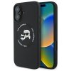 Karl Lagerfeld KLHMP16SSKCHTCK iPhone 16 6.1 czarny/black hardcase Silicone Karl&Choupette Heads MagSafe