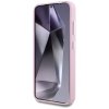 Etui Karl Lagerfeld Saffiano Full        Wrapped Elongated Metal Logo MagSafe do Samsung Galaxy S25 różowy