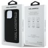 Etui Karl Lagerfeld HC 3D Rubber         Elongated Glitter do iPhone 16 Pro czarny