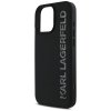 Etui Karl Lagerfeld HC 3D Rubber         Elongated Glitter do iPhone 16 Pro Max czarny