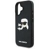 Etui Karl Lagerfeld HC 3D Rubber Double  Heads do iPhone 16 czarny