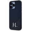 Etui Karl Lagerfeld Silicone Shadow      Metal Initial MagSafe do iPhone 15 Pro Max czarny
