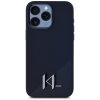Etui Karl Lagerfeld Silicone Shadow      Metal Initial MagSafe do iPhone 15 Pro Max czarny