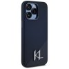 Etui Karl Lagerfeld Silicone Shadow      Metal Initial MagSafe do iPhone 15 Pro Max czarny