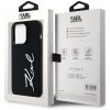 Etui Karl Lagerfeld Silicone Metal       Script Logo do iPhone 14 Pro czarny