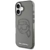 Etui Karl Lagerfeld IML Rhinestones Karl Head do iPhone 16 czarny