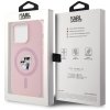 Etui Karl Lagerfeld Silicone             Karl&Choupette MagSafe do iPhone 14 Pro różowy