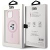 Etui Karl Lagerfeld Silicone             Karl&Choupette MagSafe do iPhone 15 różowy
