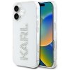 Etui Karl Lagerfeld IML Rhinestones Logo do iPhone 16 przezroczysty