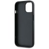 Etui Karl Lagerfeld Saffiano Athleisure  Stripes Cord do iPhone 15 czarno-różowy
