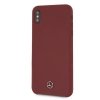 Mercedes MEHCI65SILRE iPhone Xs Maxczerwony/red hardcase Silicone Line