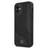 Mercedes MEHCP12SCDOBK iPhone 12 mini5,4 czarny/black hardcase Leather Perforated Area
