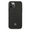Mercedes MEHCP12LPSQBK iPhone 12 Pro Max6,7 czarny/black hardcase Leather Stars Pattern