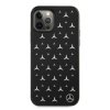 Mercedes MEHCP12MESPBK iPhone 12/12 Pro 6,1 czarny/black hardcase Silver Stars Pattern