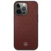 Mercedes MEHCP13LPSQRE iPhone 13 Pro / 13 6,1 czerwony/red hardcase Leather Stars Pattern