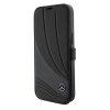 Mercedes MEBKP15L8ROLK iPhone 15 Pro 6.1 czarny/black bookcase Leather Wave Patern