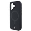 Mercedes MEHMP16S23RCMK iPhone16 6.1 czarny/black hardcase Plain Smooth Leather MagSafe