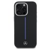 Mercedes MEHMP16X23SUMBK iPhone 16Pro Max 6.9 czarny/black hardcase Silicone Blue Stripe MagSafe