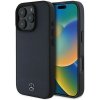 Mercedes MEHMP16X23RBARV iPhone16 Pro Max 6.9 granatowy/navy hardcase Textured And Plain Leather MagSafe