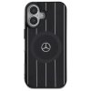 Mercedes MEHMP16S23HRSK iPhone 16 6.1   czarny/black hardcase MB Double Layer Crossed Lines MagSafe
