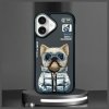 Nimmy etui iPhone 16 6.1 czarny/black   Cool&Cute 2.0 Dog