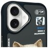 Nimmy etui iPhone 16 6.1 czarny/black   Cool&Cute 2.0 Dog